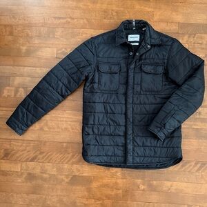 Jack & Jones Men's Black Quilted Jacket / Size M